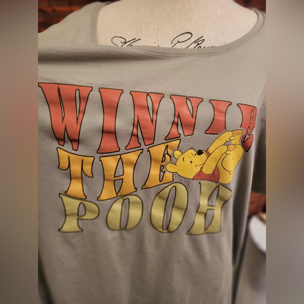 Disney Gray Winnie the Pooh Tee - Picture 4 of 4